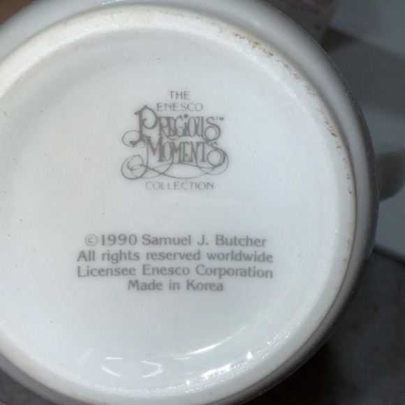 Vintage 1990 Enesco Precious Moments Kathy Personalized Coffee Mug with Box - Picture 8 of 9